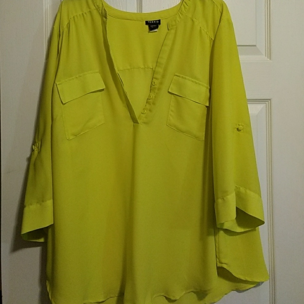 Green dress shirt